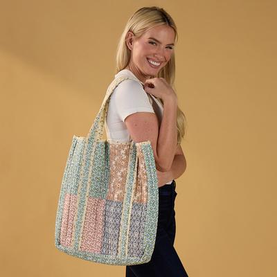 Floral Patchwork Tote