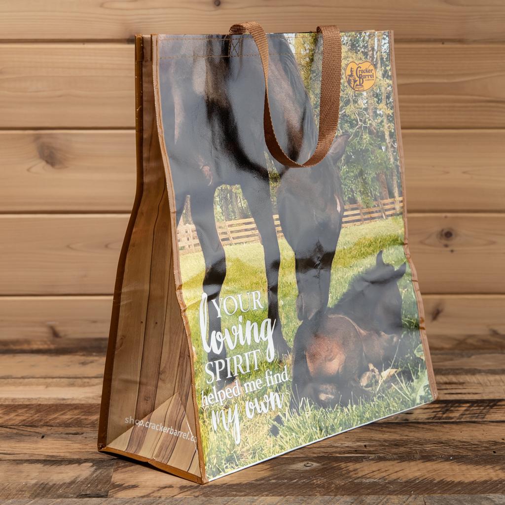 Loving Spirit Horse Reusable Tote Bag Cracker Barrel