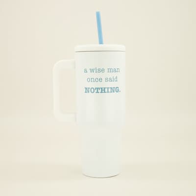 Wise Man 40 Oz. Tumbler with Straw