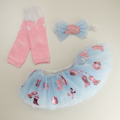 Infant Tutu Legwarmer Headband Set
