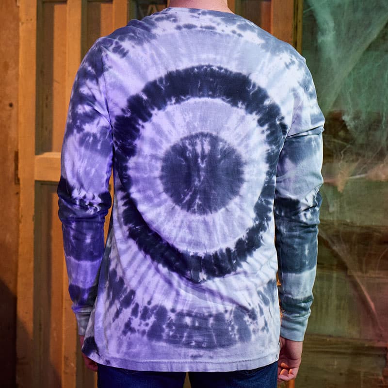 NEW POL top Blueberry Pumpkin Tie Dye Sweatshirt