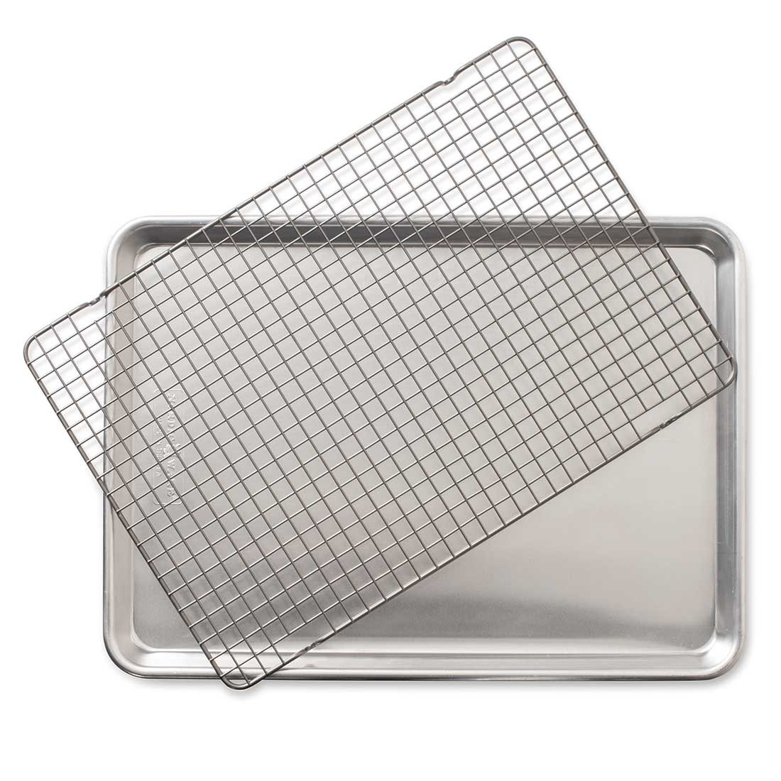 2-Piece Half Sheet with Oven-Safe Grid Set Cracker Barrel