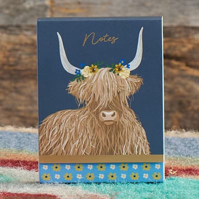 Highland Cow Pocket Notepad