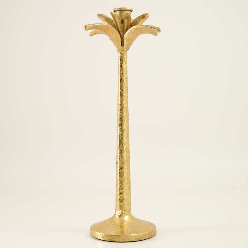 Cracker Barrel Palm Tree Candle Holder - Thumbnail 2
