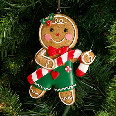 Gingerbread Boy Cookie Ornament