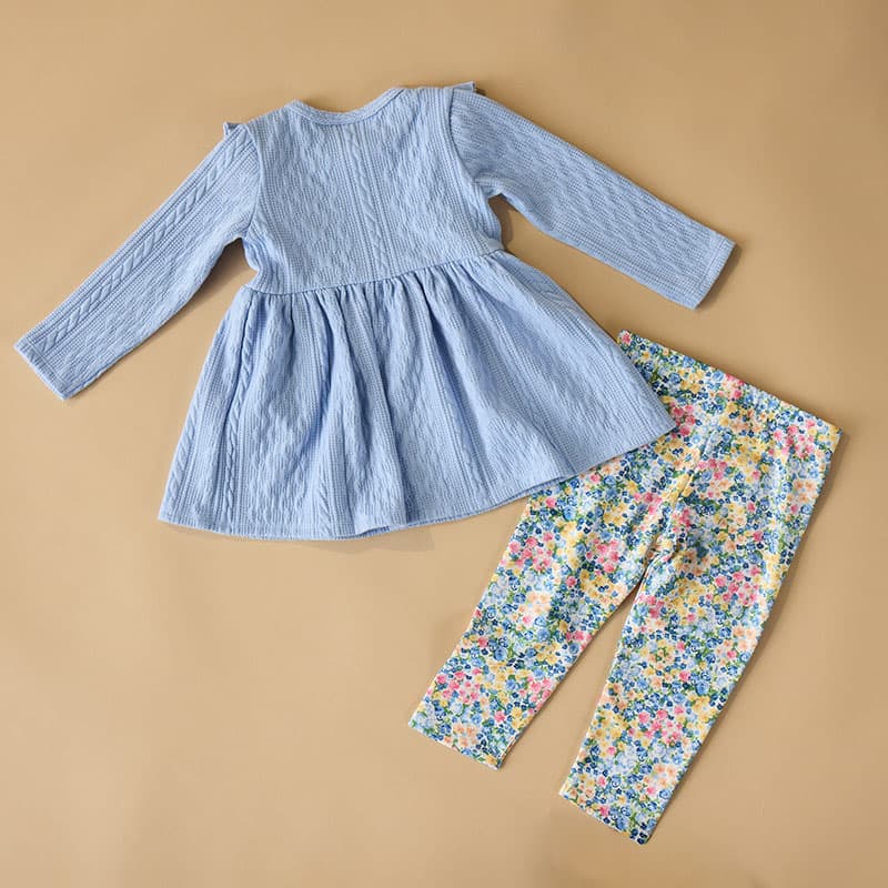 Toddler Texture Top Legging Set