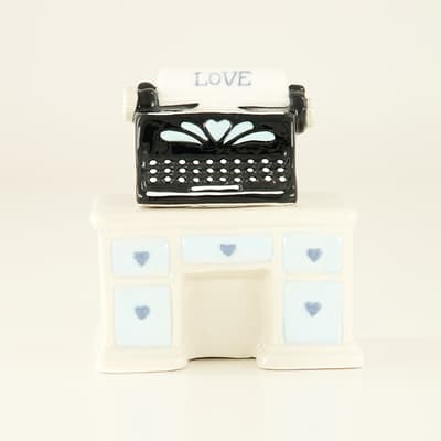 Typewriter And Desk Salt and Pepper Set