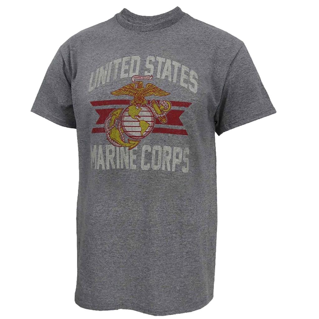 Marines Vintage Gray Tee - Cracker Barrel