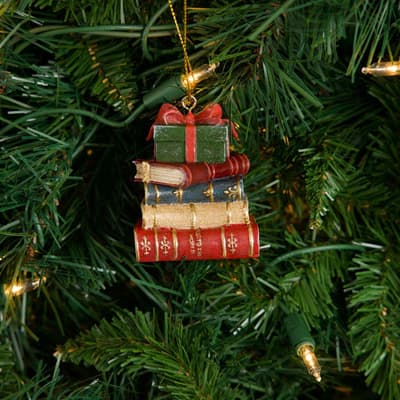 Book Stack Ornament