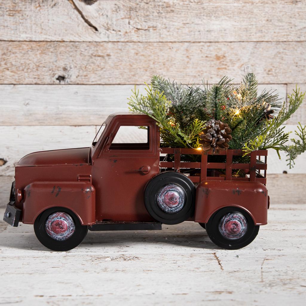 Red Truck Pillow - Cracker Barrel