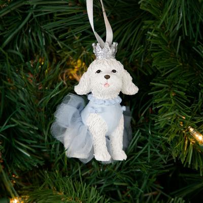 Ballerina Dog Ornament