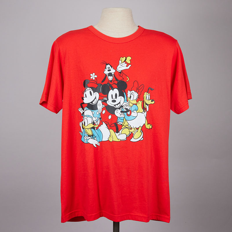epa Mickey T“GRY” Women's Disney Mickey Punk Cropped Graphic T-Shirt - Heather
