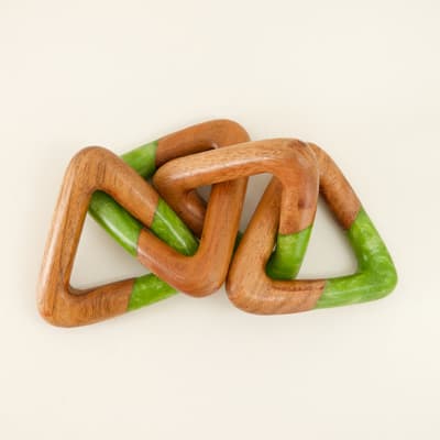 Wood and Resin Chain Links