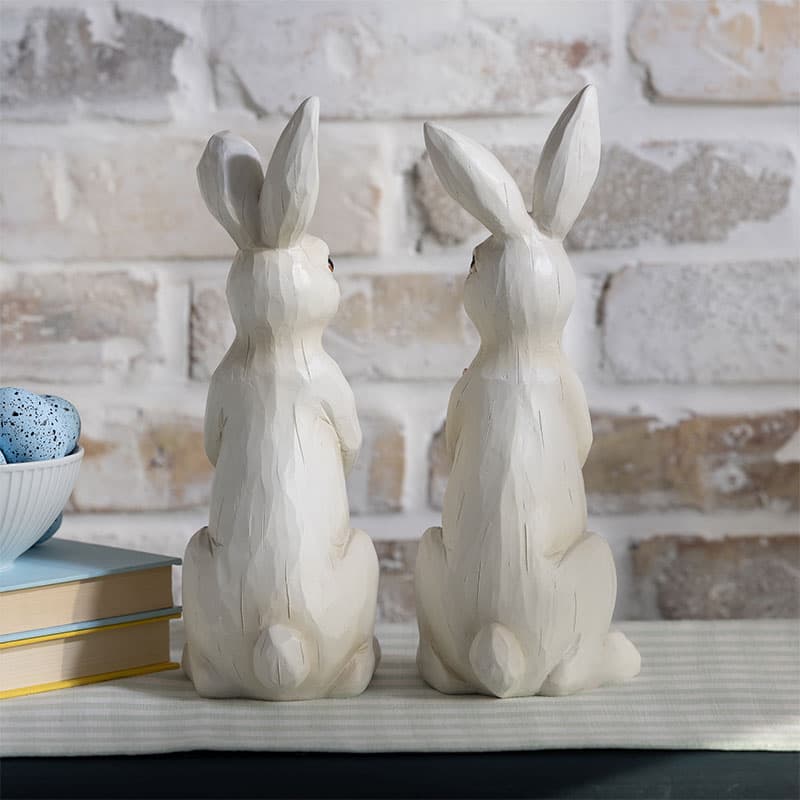 Bunny with Tulip Figurine - Cracker Barrel