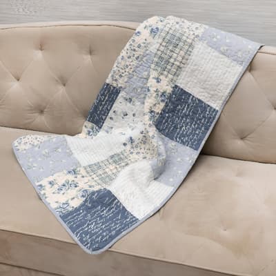Donna Sharp Blue Pastures Cotton Throw Blanket