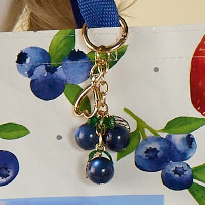 Blueberry Bag Charm