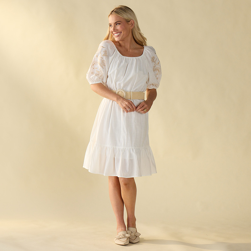 the ivory puff dress The Ivory Meadow Puff dress  Bodhi Label