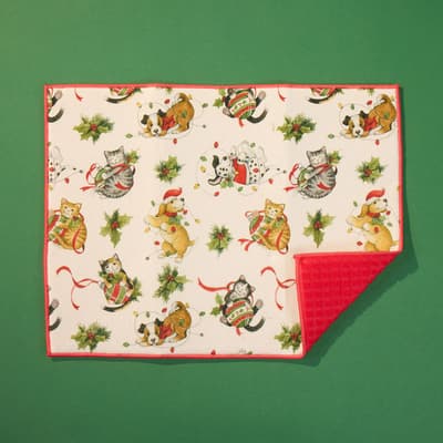 Christmas Pets Drying Mat