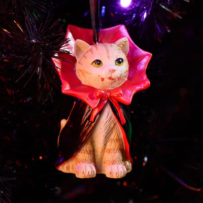 Vampire Cat Ornament
