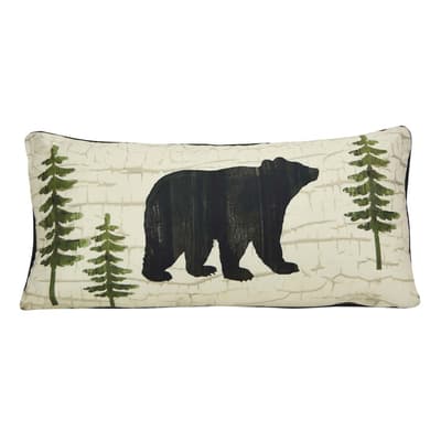 Donna Sharp Painted Bear Bear Decorative Pillow