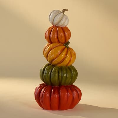 Harvest Stacked Pumpkins
