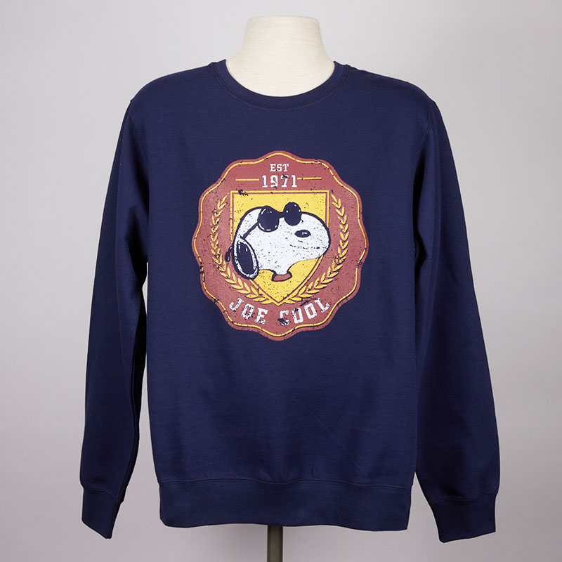 トップス HUMAN MADE PEANUTS SWEATSHIRT #1 BLUE L Peanuts Long-Sleeve Sweatshirt | UNIQLO US