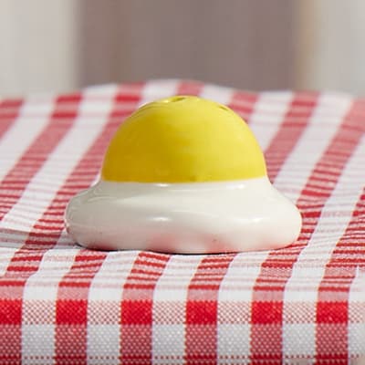 Fried Egg Mini Salt Shaker