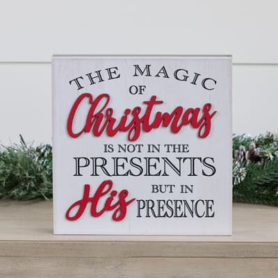 Magic Of Christmas Sign