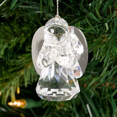 Clear Angel Ornament