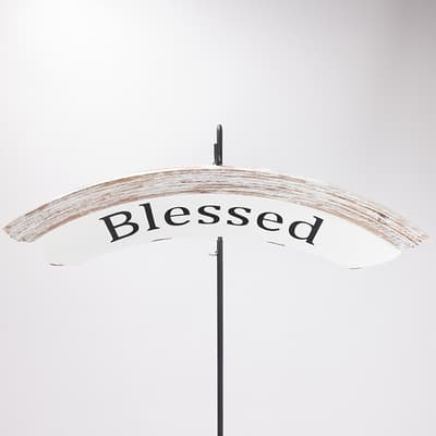Wood Blessed Wall Hanging