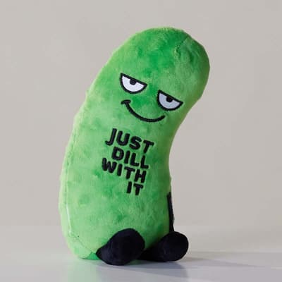 Just Dill With It Pickle Plush