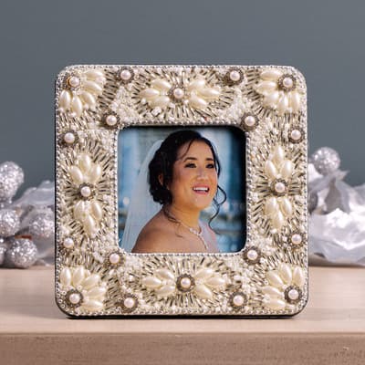 Beaded Photo Frame