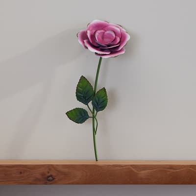 Metal Flower - Pink