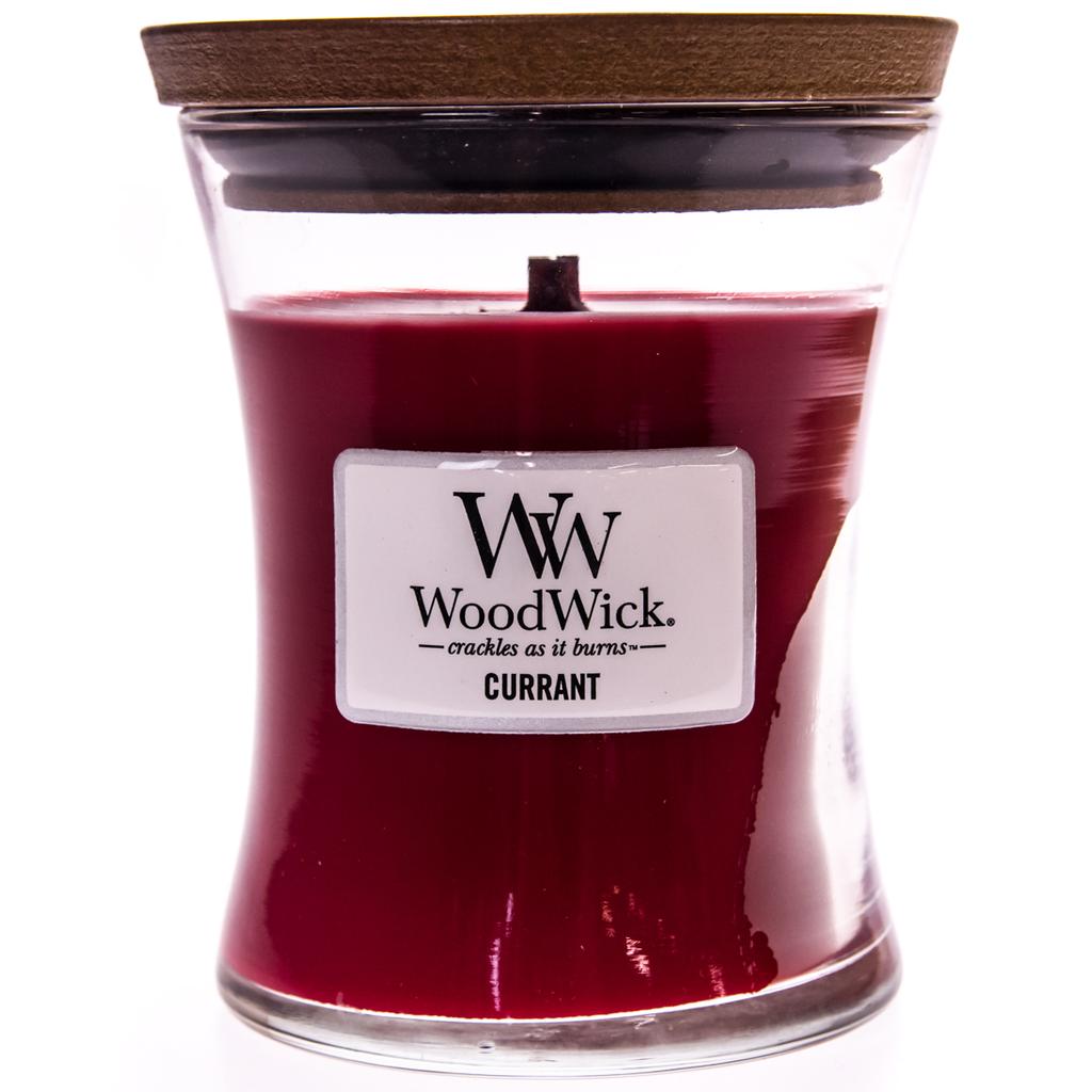 WoodWick Currant Medium Candle - Cracker Barrel