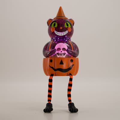 Cat Sitter Glitter Globe