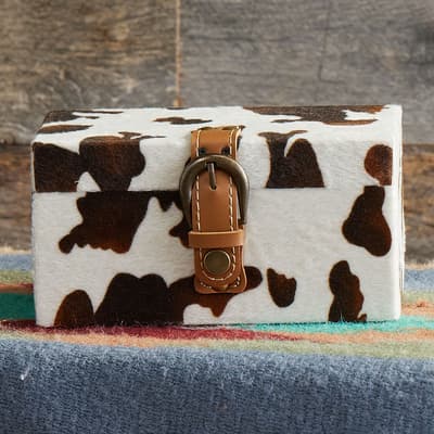 Faux Pony Print Decorative Small Box