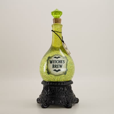 Poison Bottle Glitter Globe