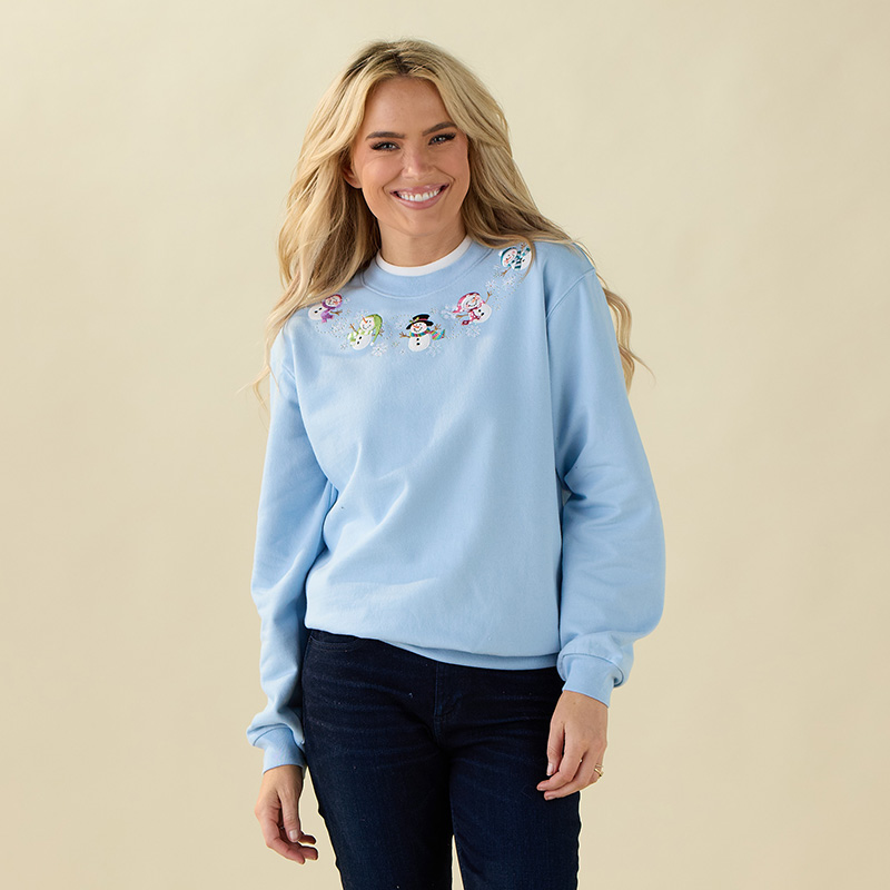 Snowman Blue Pullover - Cracker Barrel