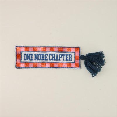 One More Chapter Cross Stitch Bookmark