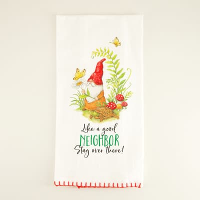 Good Neighbor Emb Flour Sack Towel