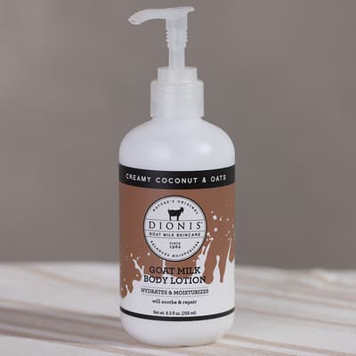 Dionis&reg; 8.5 Oz. Creamy Coconut & Oats Pump Lotion