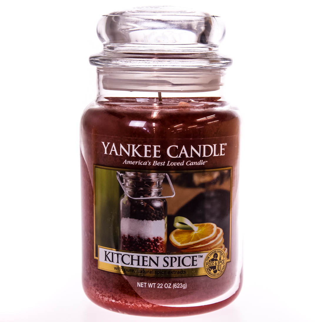 Yankee Candle Kitchen Spice trade; Large Jar Candle Cracker Barrel