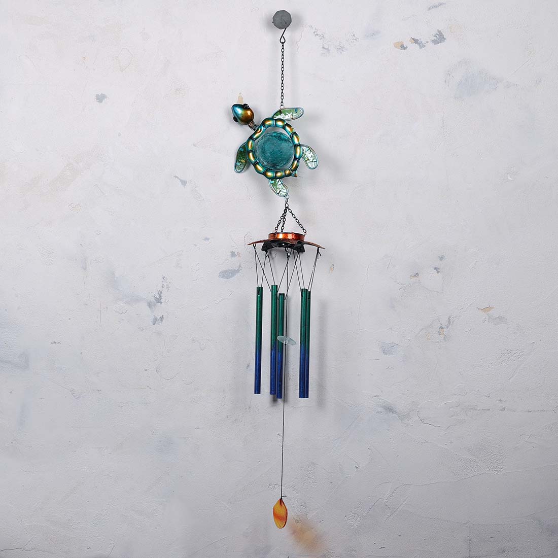 Solar Turtle Wind Chime Cracker Barrel