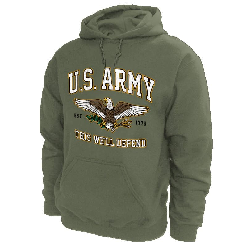 Retro Hoody Army Cracker Barrel