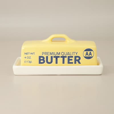 Butter Shaped Butter Dish