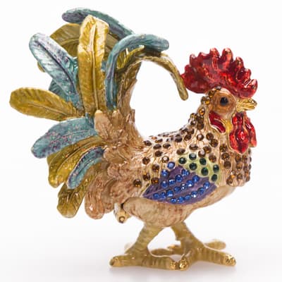 Decorative Rooster Box