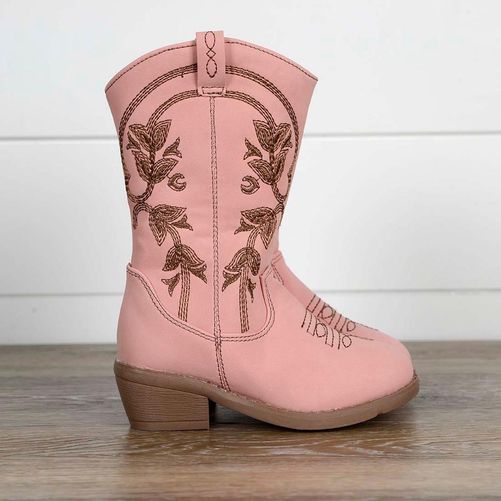 Toddler girl pink outlet cowgirl boots