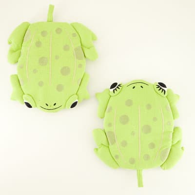 Set of 2 Frog Grabber Mitts