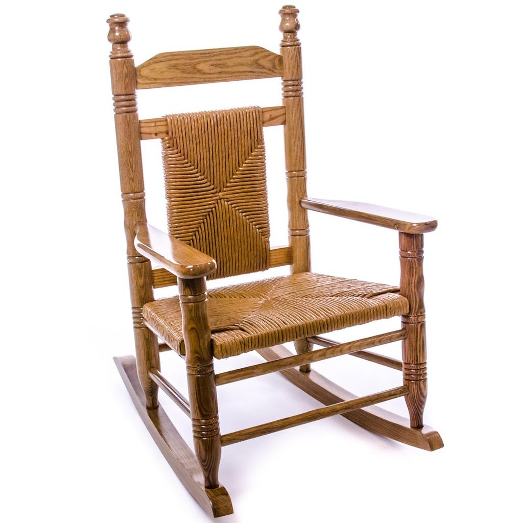 Cracker barrel woven seat rocking outlet chair