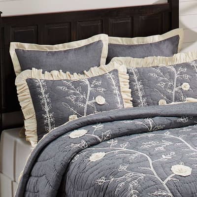 Leslie Embroidered Standard Sham